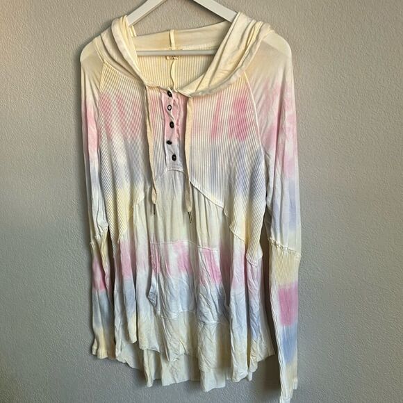 POL soft hoodie tie dye colors Sz Large NwOT - Picture 1 of 11